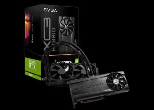 NVIDIA EVGA GeForce RTX 3080 XC3 ULTRA HYBRID GAMING 10G LHR Graphics Card (10G-P5-3888-KL)
