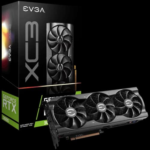 NVIDIA EVGA GeForce RTX 3090 XC3 GAMING 24GB GDDR6X, iCX3 Cooling ARGB LED Metal Backplate Graphic Card (24G-P5-3973-KR)