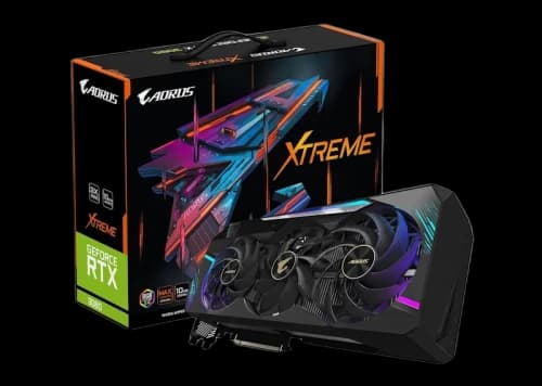NVIDIA GIGABYTE AORUS GeForce RTX 3080 XTREME 10G Rev 2 Graphics Card (GV-N3080AORUS X-10GD Rev2)