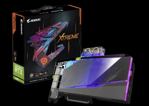 NVIDIA GIGABYTE AORUS GeForce RTX 3080 XTREME WATERFORCE WB 12G Graphics Card (GV-N3080AORUSX WB-12GD)