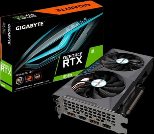 NVIDIA GIGABYTE Eagle GeForce RTX 3060 12G OC LHR (GV-N3060EAGLE OC-12GD REV2.0)