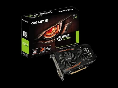 NVIDIA GIGABYTE GeForce GTX 1050 Ti Overclock Double Fan Graphic Card (GV-N105TOC-4GD)