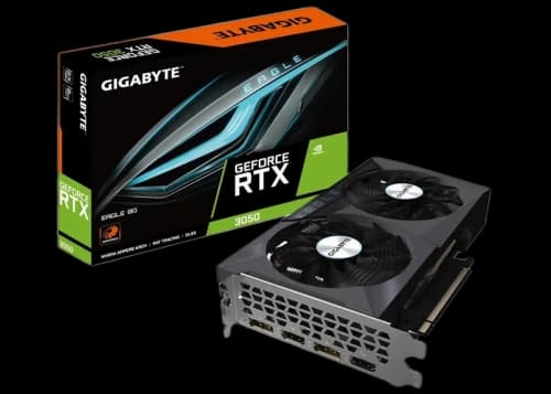 NVIDIA GIGABYTE GeForce RTX 3050 EAGLE 8G Graphics Card (GV-N3050EAGLE-8GD)