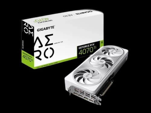 NVIDIA GIGABYTE GeForce RTX 4070 Ti AERO 12G OC Graphics Card GV-N407TAERO OC-12GD