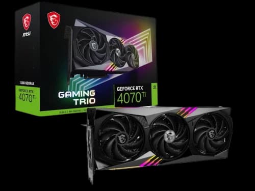 NVIDIA MSI Gaming GeForce RTX 4070 Ti GAMING TRIO 12G Graphics Card