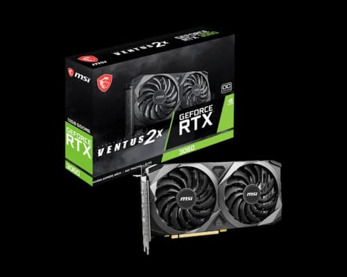 NVIDIA MSI GeForce RTX 3060 Gaming VENTUS 2X 12G Over Clock Graphics Card