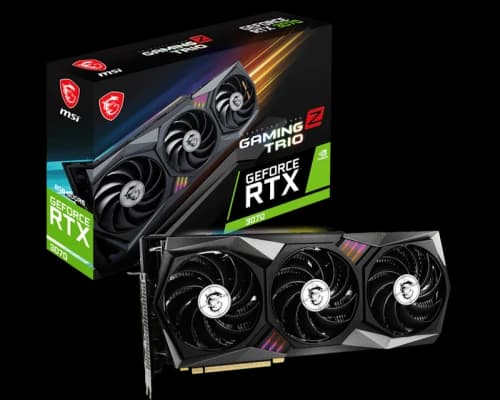 NVIDIA MSI GeForce RTX 3070 GAMING Z TRIO 14G Graphics Card