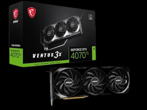 NVIDIA MSI Ventus GeForce RTX 4070 Ti VENTUS 3X 12G Graphics Card