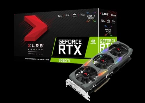 NVIDIA PNY GeForce RTX 3080 Ti XLR8 GAMING UPRISING Graphics Card (VCG3080T12TFXMPB)