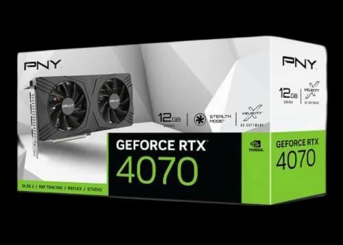 NVIDIA PNY GeForce RTX 4070 VERTO 12GB Graphics Card VCG407012DFXPB1