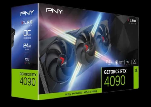 NVIDIA PNY GeForce RTX 4090 Gaming VERTO OC 24G Graphics Card VCG409024TFXXPB1-O