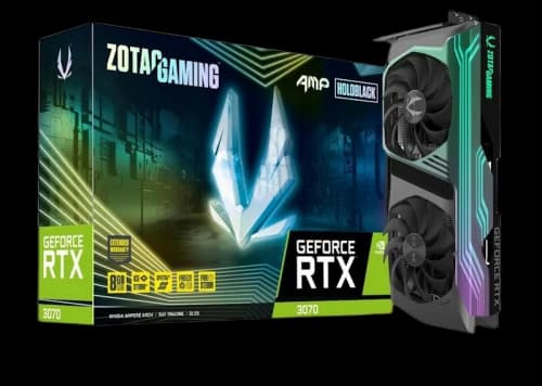NVIDIA ZOTAC GAMING GeForce RTX 3070 AMP Holo 8G Graphics Card (ZT-A30700F-10P)
