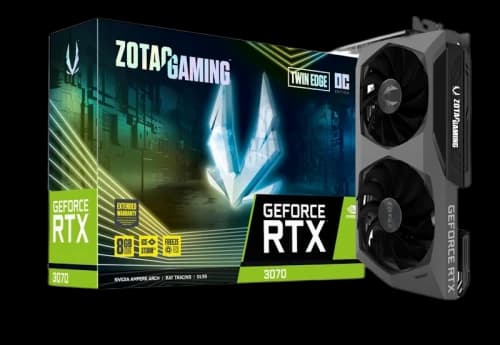 NVIDIA ZOTAC GAMING GeForce RTX 3070 Twin Edge OC (ZT-A30700H-10P)