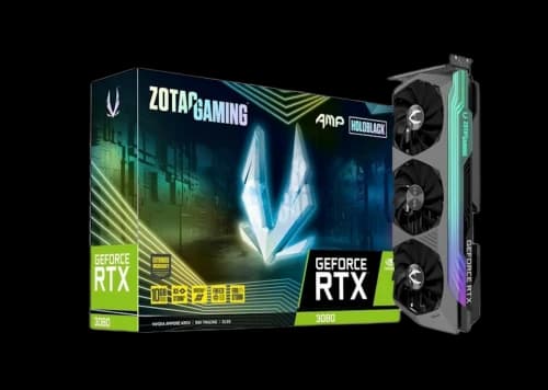 NVIDIA ZOTAC GAMING GeForce RTX 3080 AMP Holo 10G Graphics Card (ZT-A30800F-10P)