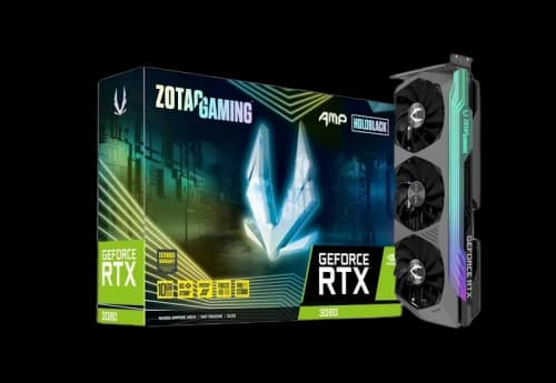 NVIDIA ZOTAC GAMING GeForce RTX 3080 AMP Holo 10G LHR Graphics Card (ZT-A30800F-10PLHR)