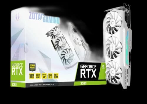 NVIDIA Zotac GAMING GeForce RTX 3080 Trinity OC 10G Graphics Card (ZT-A30800K-10P)