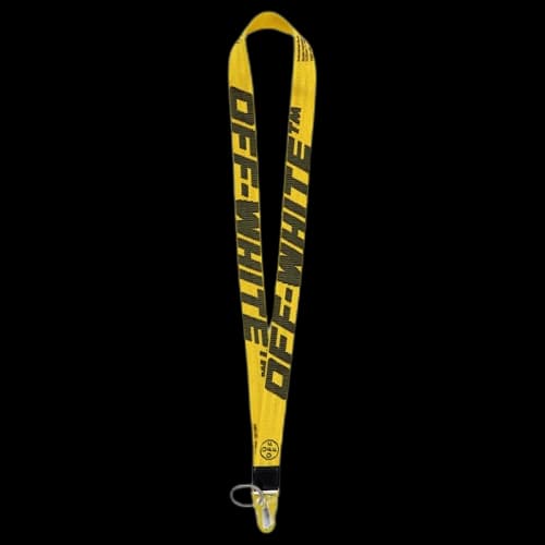 OFF-WHITE 2.0 Industrial Neck Keychain Yellow/Black/Yellow