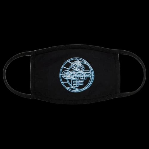 OFF-WHITE 3D Crossed Face Mask Black Multicolor