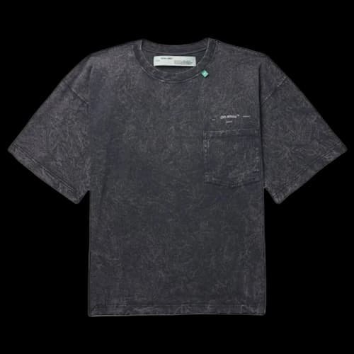 OFF-WHITE Acid Washed T-Shirt Charcoal/Grey