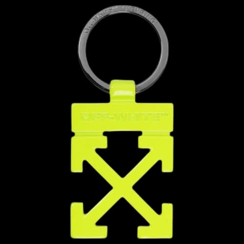 OFF-WHITE Arrows Keychain Fluo Yellow