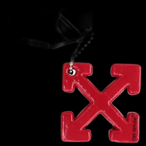 OFF-WHITE Arrows Keychain Red/Black
