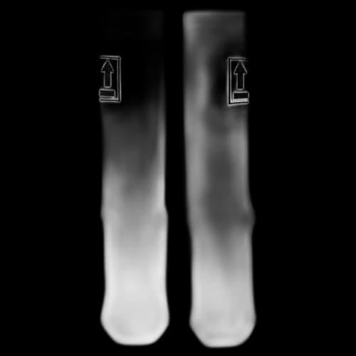 OFF-WHITE Arrows Socks (SS19) White/Black