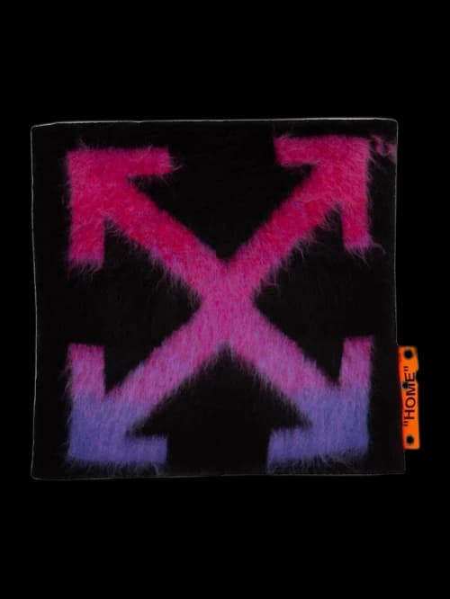 OFF-WHITE Big Gradent Pillow Black/Fucsia/Fluo