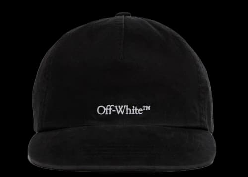 OFF-WHITE Bookish Baseball Cap Black