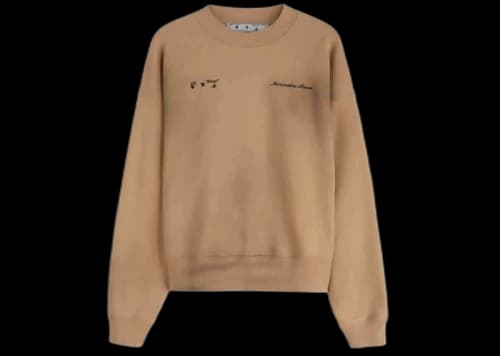 OFF-WHITE C/O Project Maybach L/S Sweatshirt Beige