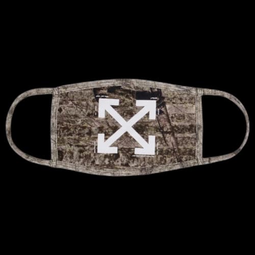 OFF-WHITE Camouflage Face Mask (SS19) Camo/White