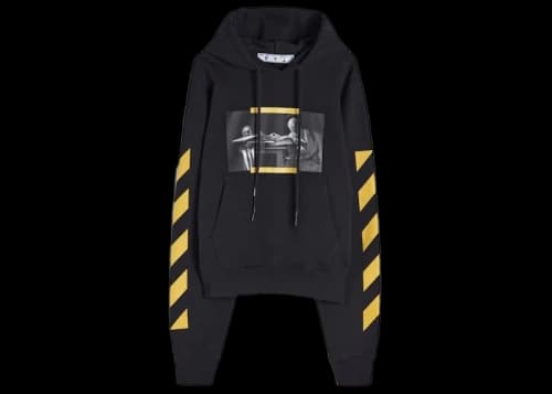 OFF-WHITE Caravaggio Painting Hoodie Black/Yellow