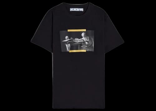 OFF-WHITE Caravaggio Painting S/S T-shirt Black/Yellow