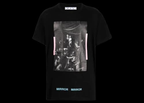 OFF-WHITE Caravaggio Painting T-shirt Black