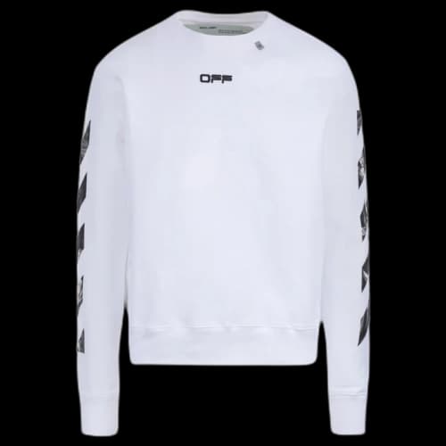 OFF-WHITE Caravaggio Square Graphic Sweatshirt White/Multicolor