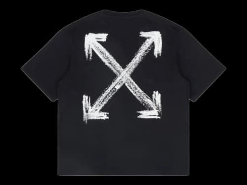OFF-WHITE Chalk Arrow Skate Fit Tee Black