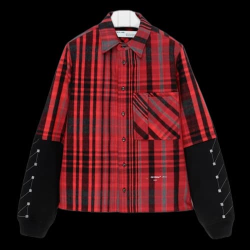 OFF-WHITE Checked Shirt Red/Black