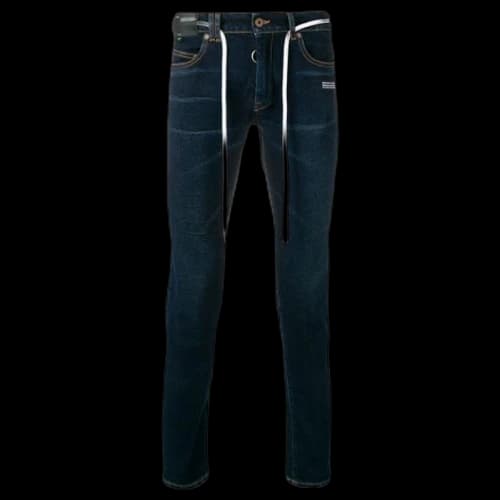 OFF-WHITE Classic Denim Skinny Jeans Blue