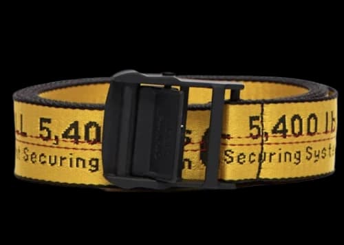 OFF-WHITE Classic Industrial Belt (FW21) Yellow/Black