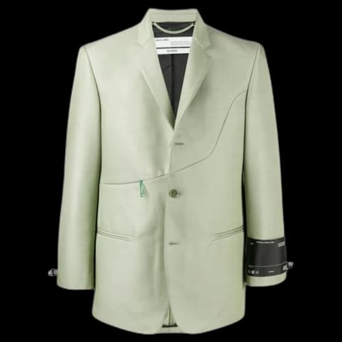 OFF-WHITE Contour Blazer Jacket Olive