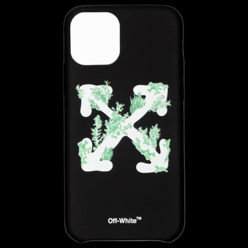 OFF-WHITE Corals Print iPhone 11 Pro Max Case Black/White