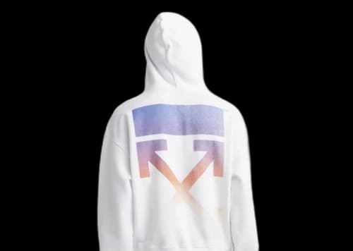 OFF-WHITE Degrade Arrows Hoodie White/Multicolor