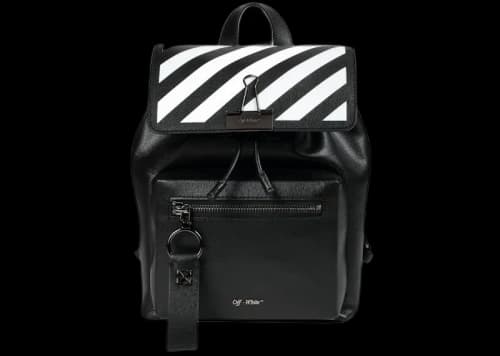 OFF-WHITE Diag Backpack Black/White
