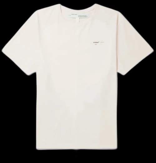 OFF-WHITE Diag Print T-Shirt White/Multicolor