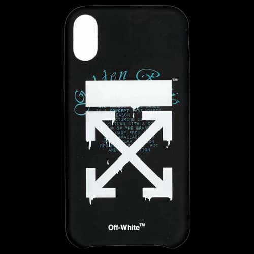 OFF-WHITE Dripping iPhone XS Max Case Black/White