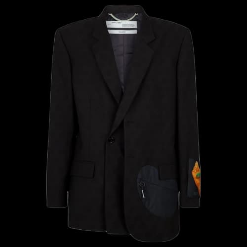 OFF-WHITE Equipment Pocket Blazer Jacket Black/Multicolor