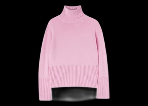OFF-WHITE For All Wool Turtleneck Pink