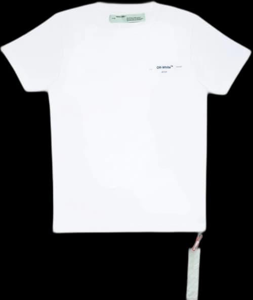 OFF-WHITE Gente Roma Graphic Water T-Shirt White/Multicolor
