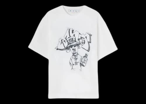OFF-WHITE Graff Freest Over Skate S/S Tee White