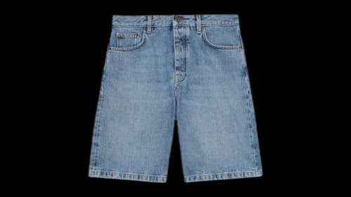 OFF-WHITE Half Arrow Denim Shorts Light Medium Blue