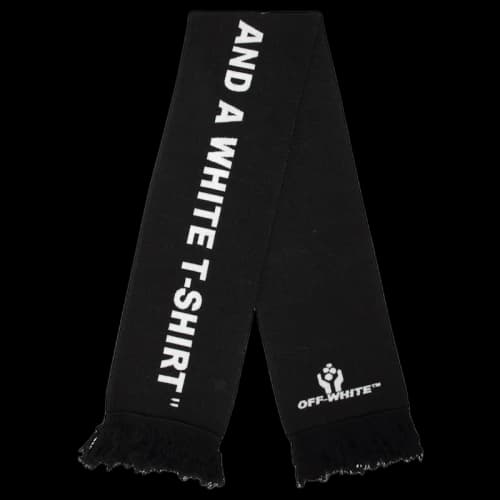 OFF-WHITE Hands Scarf (SS19) Black/White
